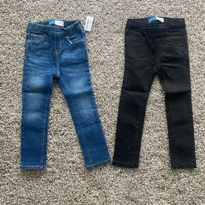 4T Pull on jeans (two pairs)